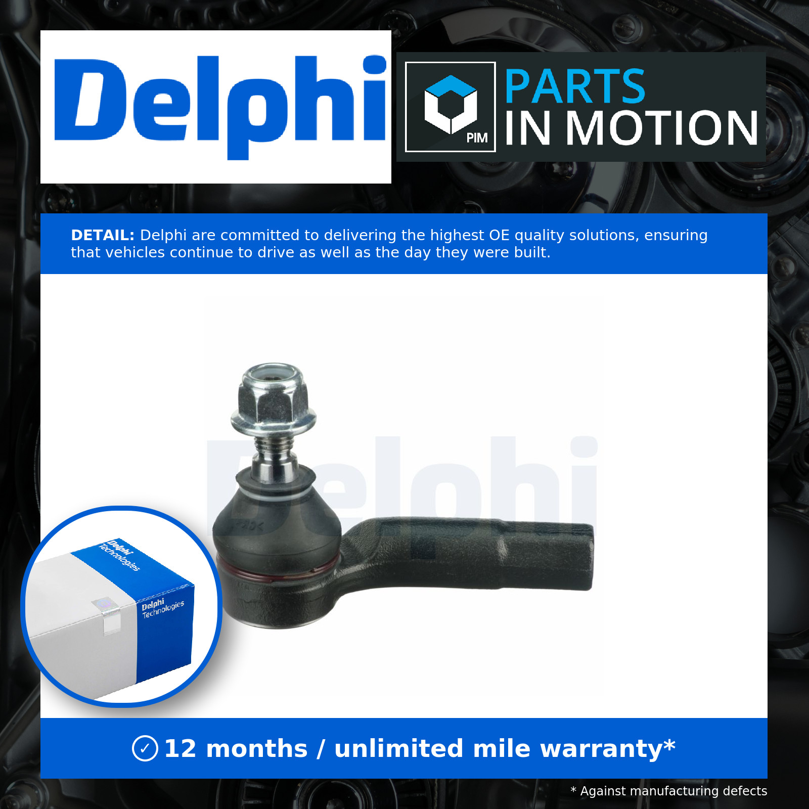 ✅Fits DELPHI ZAWIESZENIE TA3231 TIE ROD END LEFT ⭐UK Seller⭐ - Image 6