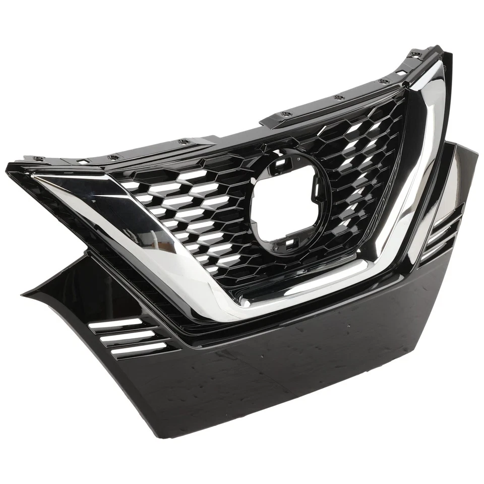 Parrilla superior parachoques delantero negro Fit Nissan Rogue Sport 2020-2022 623106MR0A Foto 4 de 4