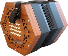 English Concertina, 48 Keys, Scarlatti SCE-48, Concertina's In Hobgoblin Music