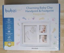 Baby Clay Foot and Handprint Kit/bubzi co./ Baby Keepsake Frame