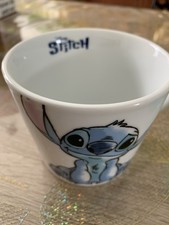 Lot mugs céramique Disney Stitch Noël avec poignée, messages STITCHmas