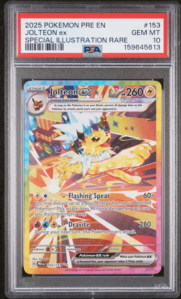 Jolteon Pokémon TCG Professional Sports Authenticator (PSA) Grade