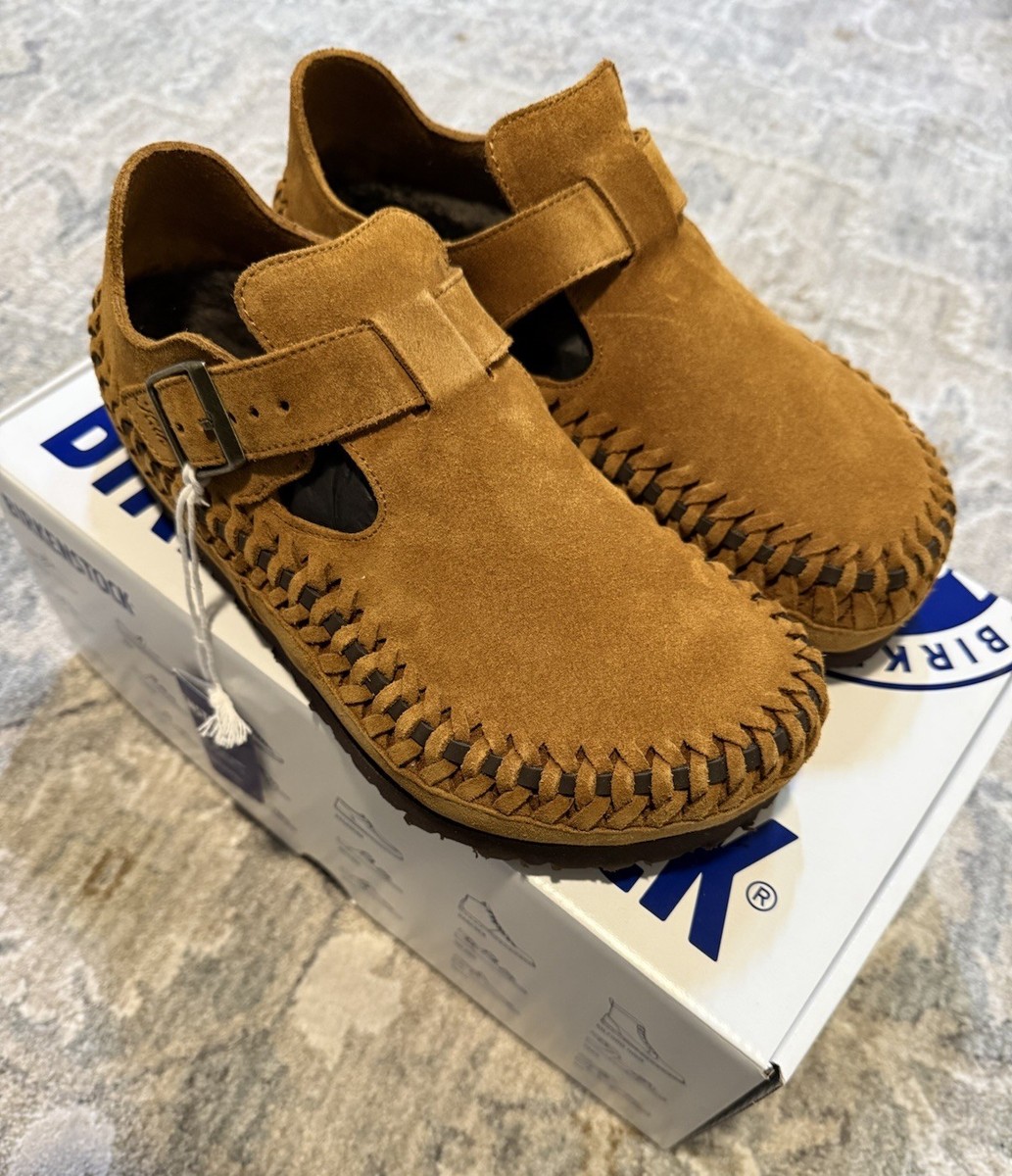 靴 KITH BIRKENSTOCK LONDON BRAIDED MINK 27 Kith x Birkenstock London Braided Releasing July 12th · JustFreshKicks
