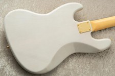 Pastilla de guitarra eléctrica blanca transparente AJB-101G, usada