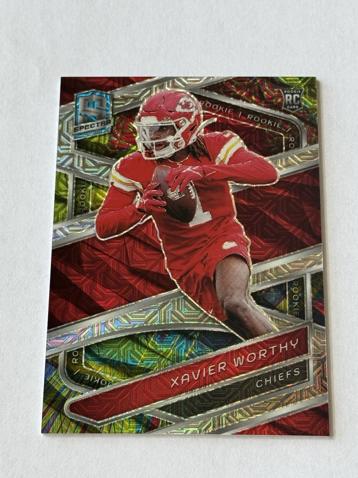 2024 PANINI SPECTRA META PRIZM #117 XAVIER WORTHY ROOKIE RC 20/25 🔥🔥🔥🏈🏈🏈