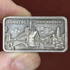 Rare Vintage Heraeus 1 oz. Bamberg Germany   .999 Silver Bar B13