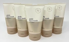 5 BATH & BODY WORKS DAILY FACE WASH FACIAL CLEANSER VITAMIN B5 4 OZ LIGHT SCENT