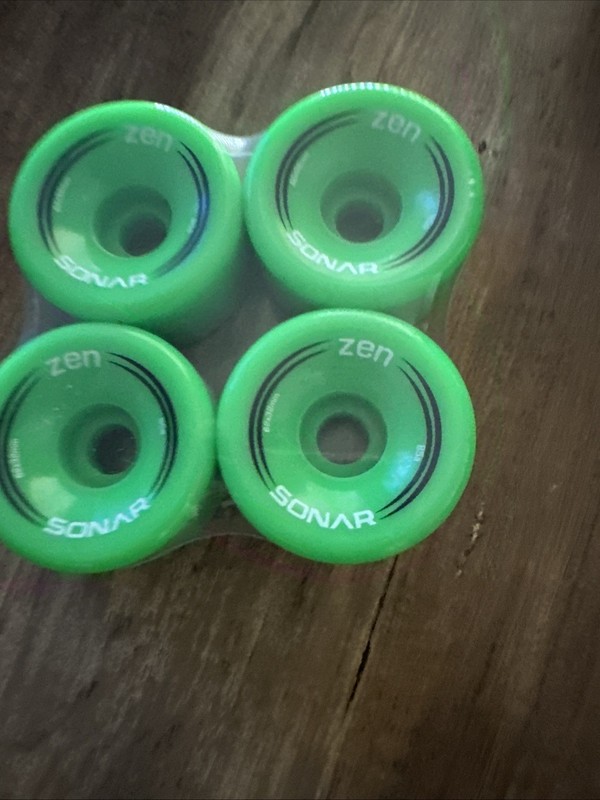 Sonar Zen Wheels (4-Pack) Green Brand New