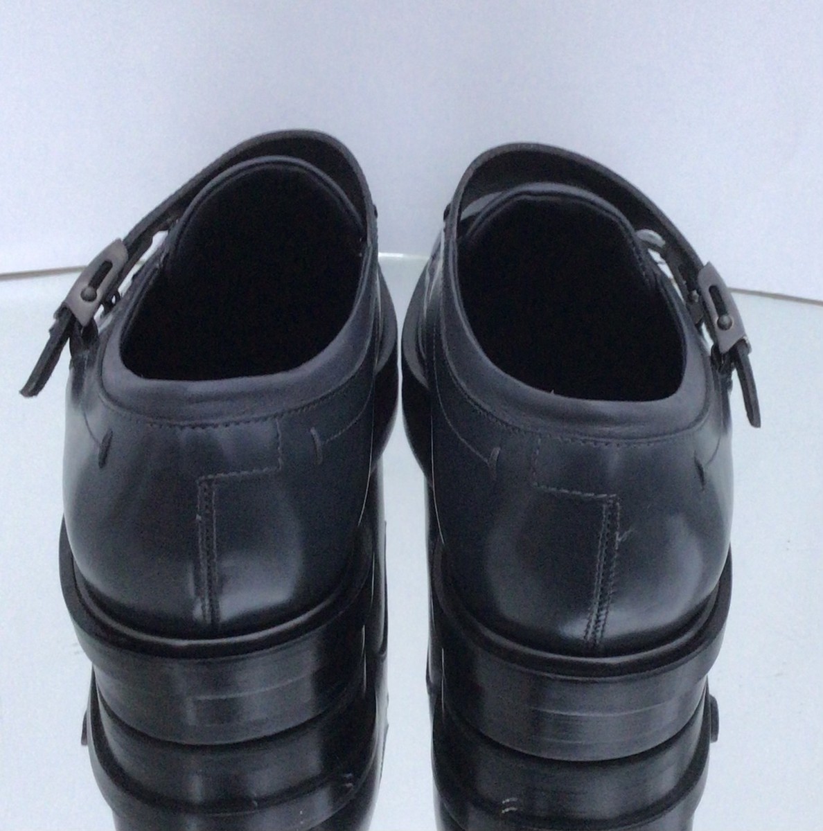 NEW CALVIN KLEIN ITALY Collection Double Monk Strap Shoes  display picture 3