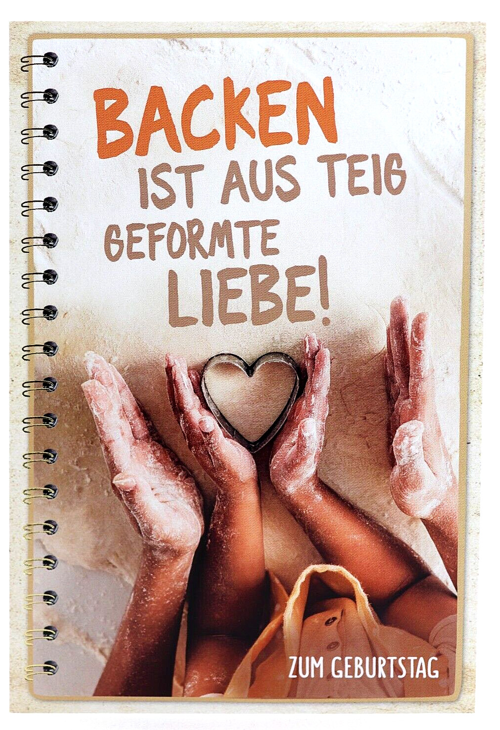 Glückwunschkarte zum Geburtstag Backen ist Liebe Geburtstagskarte Karte Ga53