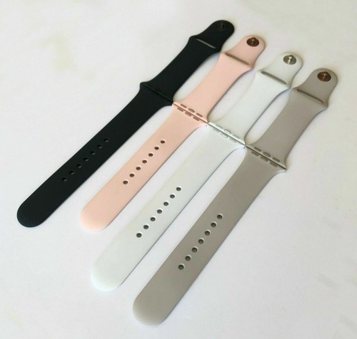 Official Original Apple Watch Sport Band Strap Replacement Soft Silicone S/M-M/L - Picture 9 of 11