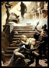 Frank Frazetta Fantasy Art Exotic Sexy Pin Up Card 69 Pharaohs Tomb Warrior