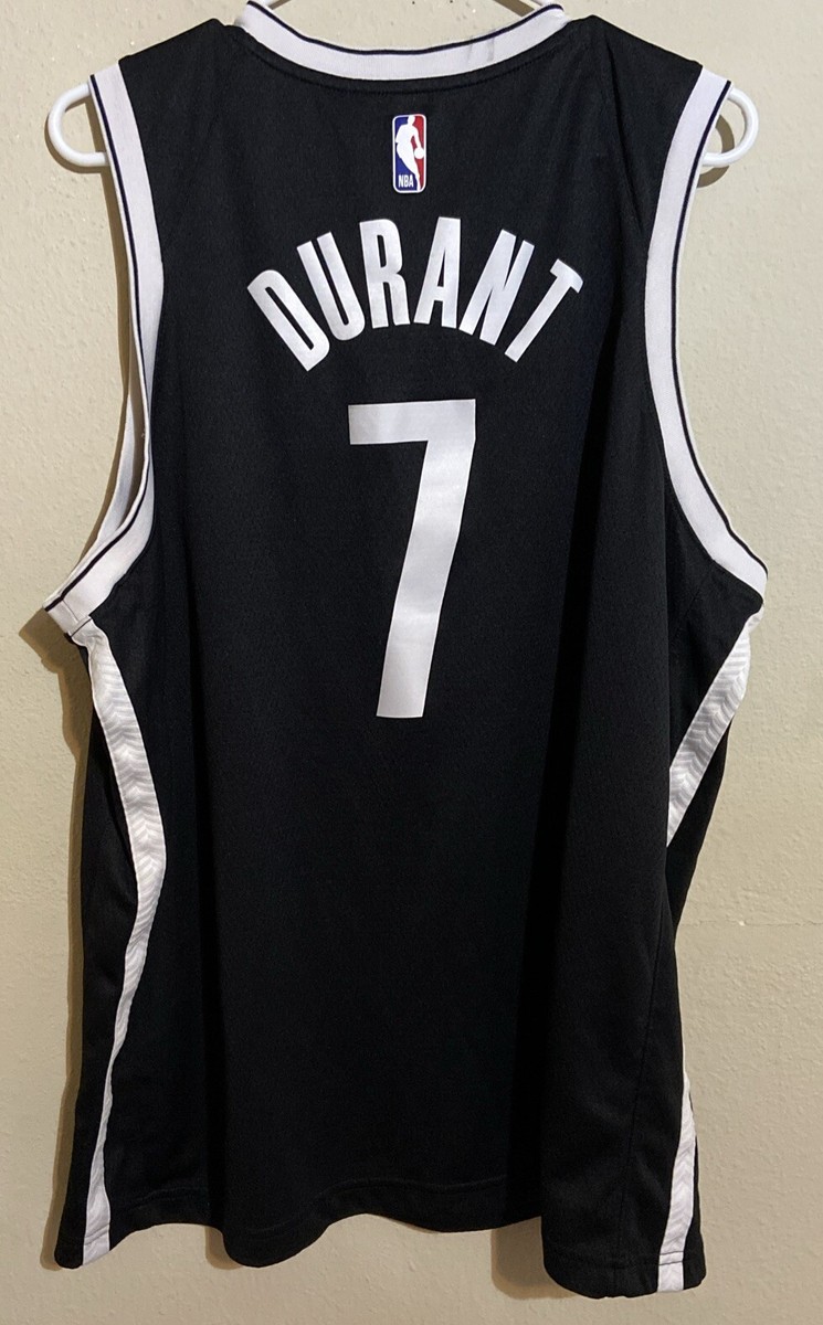 NEW Kevin Durant Brooklyn Nets #7 Nike Swingman Jersey Men's XXL