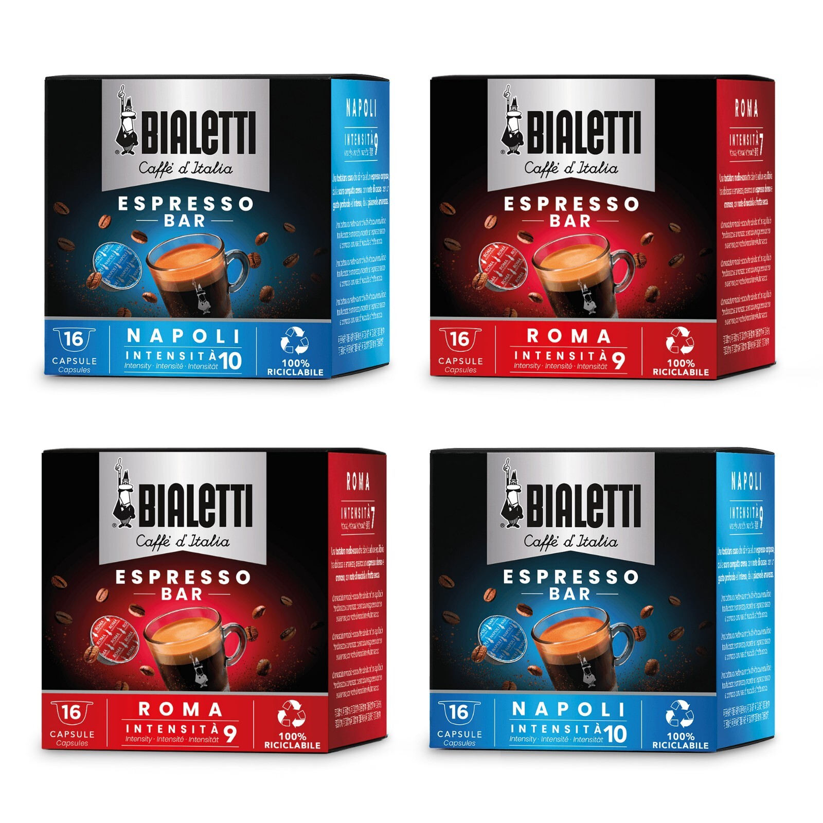 64 Capsule Caffè Roma e Napoli - Compatibili Macchine Bialetti foto 2