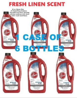 6-PK HOOVER 6X 32 OZ Steam Mop Plus 4X Concentrated Hard Floor Cleaning Solution