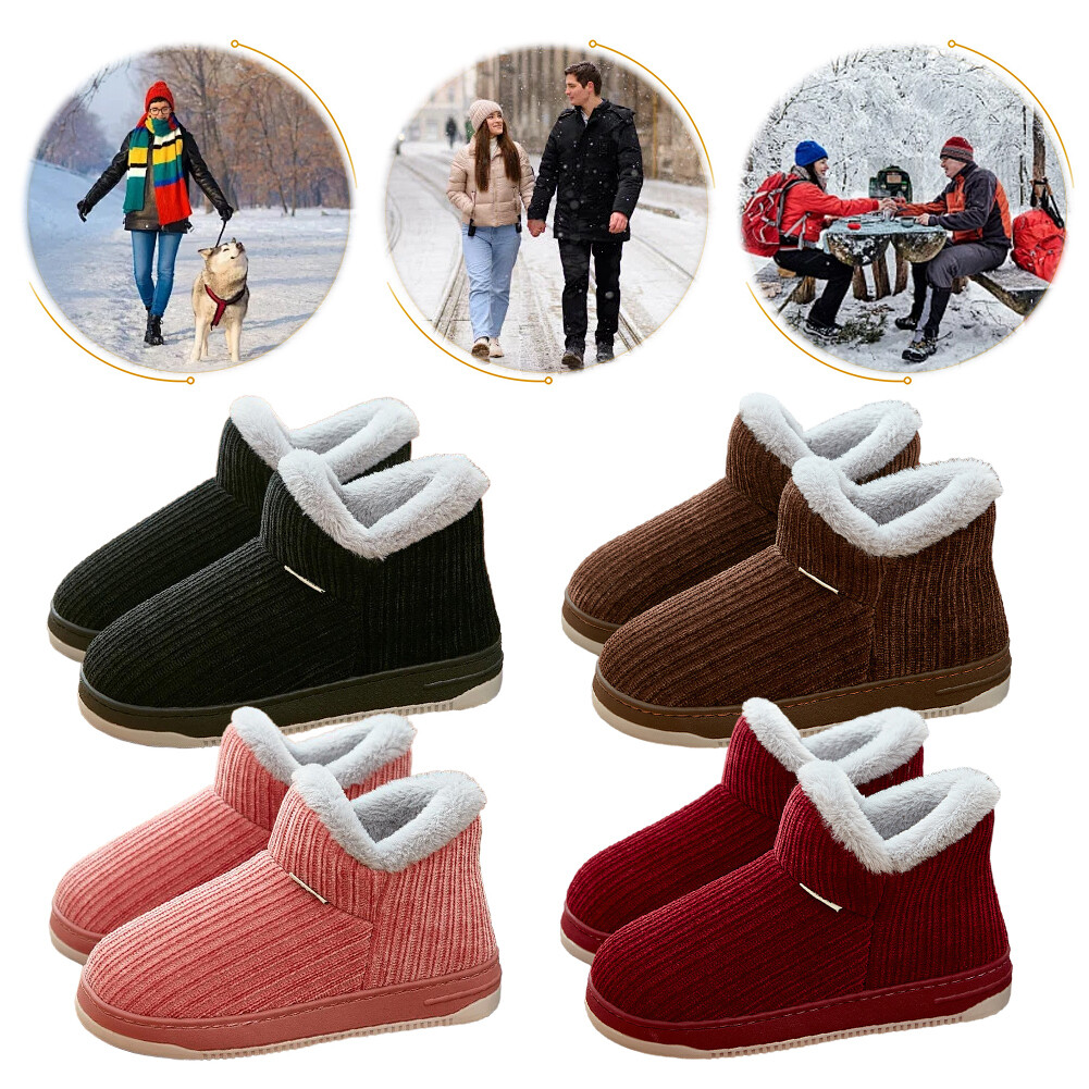 SAOLA Scarpe da casa donna uomo comode suola antiscivolo casa stivaletti per interno esterno