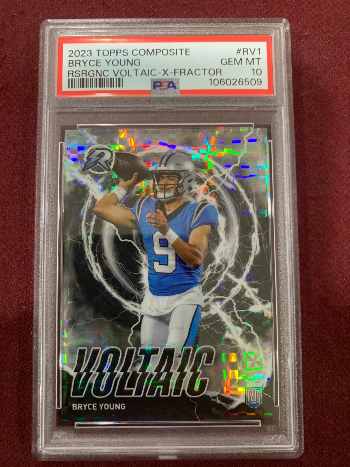 Bryce Young Topps Composite Resurgence Voltaic #RV1 Base