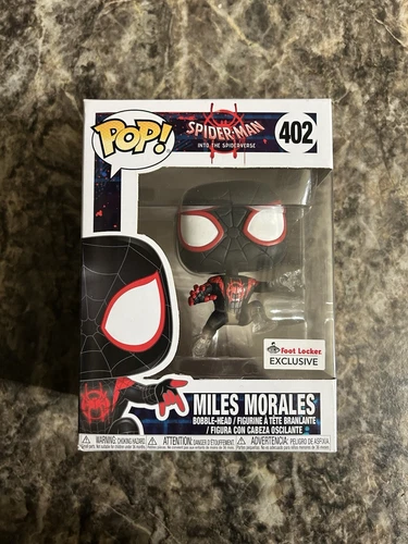 Funko POP! Armario Miles Morales 402 pies exclusivo Marvel Spider-Man Spider-Vers