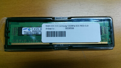 Samsung DDR3 Server RAM 2GB 1333MHz ECC REG M393B5670GB0-YH9 *gebraucht Bulk*