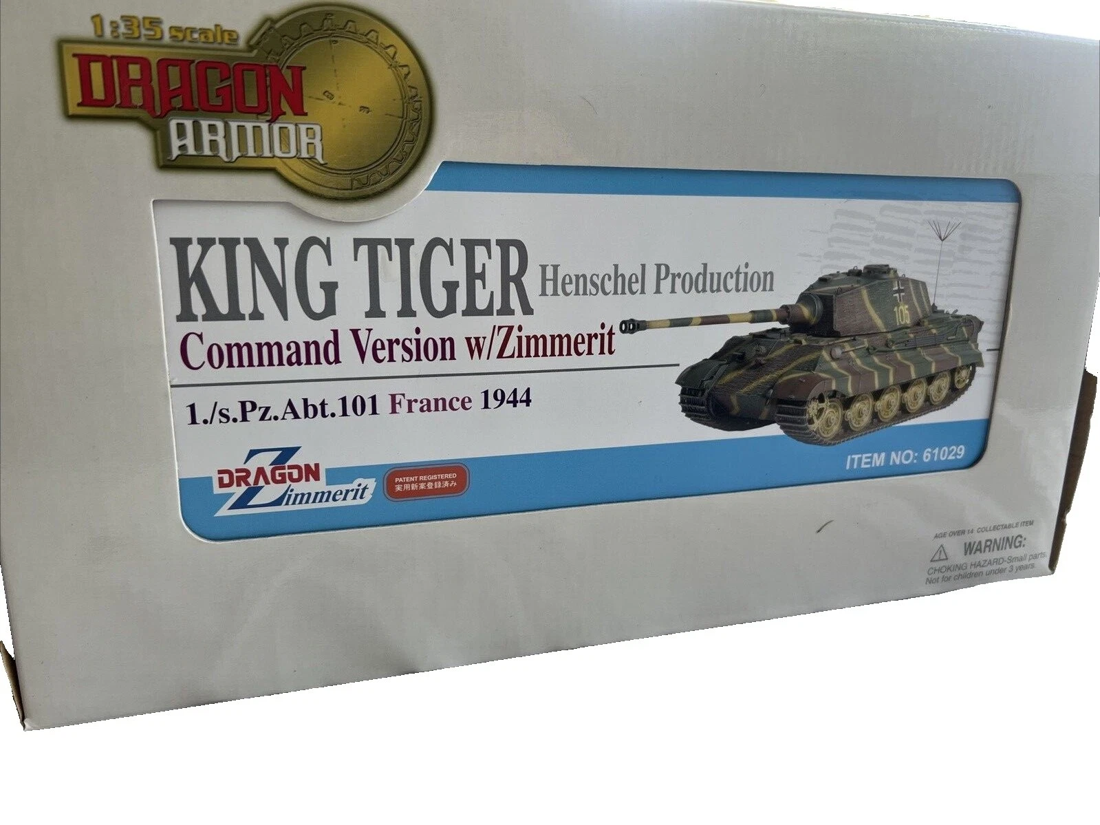 Dragon Models Diecast Tanks and Military Vehicles with Stand