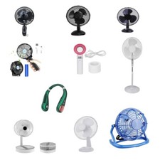 PORTABLE DESK FANS OSCILLATING COOLING STANDING/CLIP 2/3 SPEED FAN HOME OFFICE