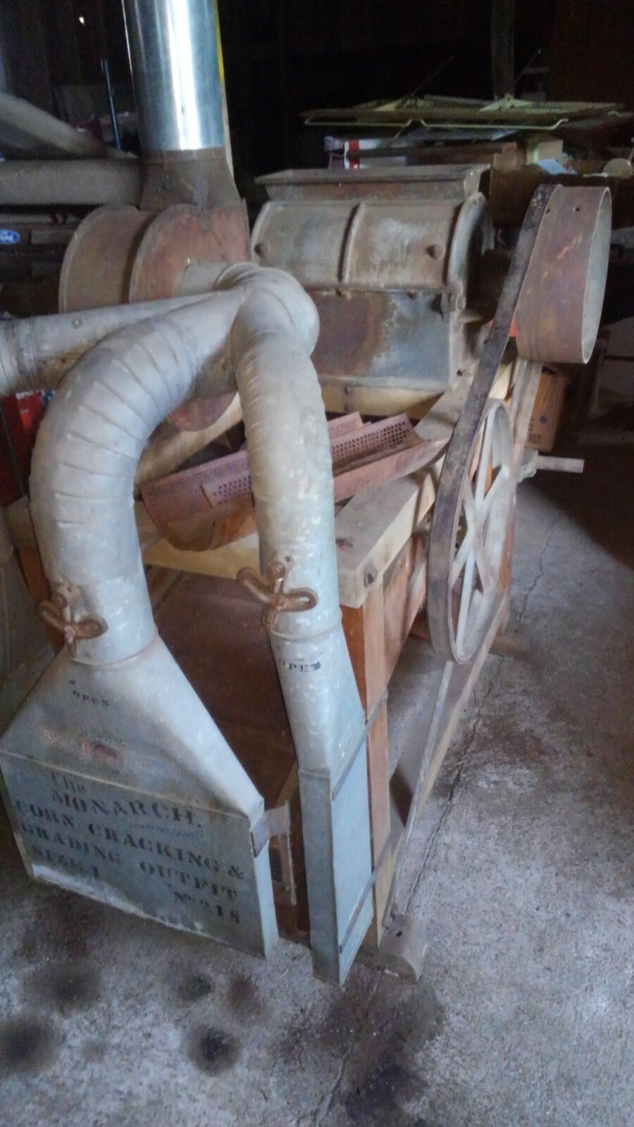 Antique Sprout Waldron & Co. Muncy PA Corn / Grain / Grist Mill Cleaner