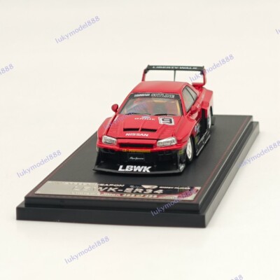 1/64 Street Weapon LBWK 日産 ER34 #23 Preorder] Street Weapon 1:64 NISSAN LBWK ER34 - Black Carbon