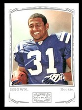 2009 Topps Mayo #76 Donald Brown Silver Rookie Indianapolis Colts