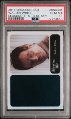 POP 2 PSA 10 2014 Cryptozoic Breaking Bad Blue Sky Insert HSBG-01 Walter White