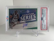 2020-21 Tyrese Maxey Panini Rookie Auto Green Signature Series PSA SSP Clean