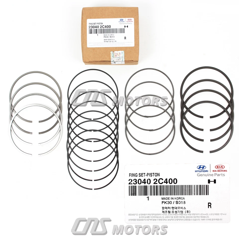 ⭐GENUINE⭐ Engine Piston Rings for 2010-12 Hyundai Genesis Coupe 2.0L 230402C400 Foto 2 de 4