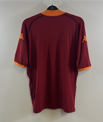 AS Roma Home Football Shirt 2002/03 Adults XXL Kappa B350 | eBay UK