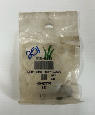 Pack of 5 - MTD 712-0181, 912-0181 Hex Top Lock Nut NOS | eBay