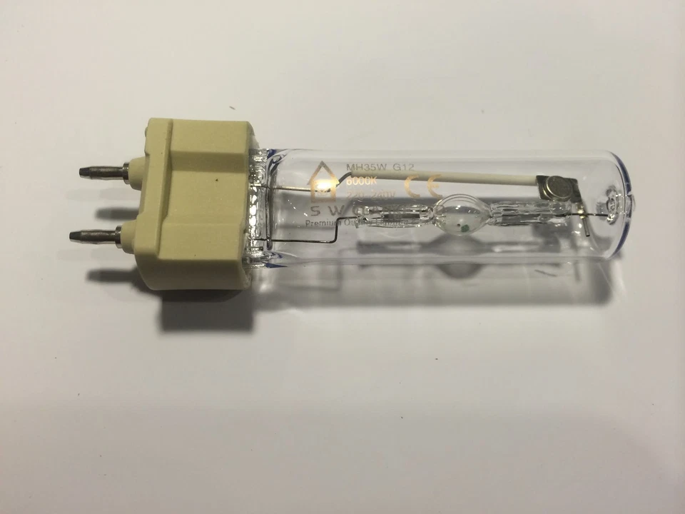 PACK OF 2 LONG LIFE 35W G12 METAL HALIDE LAMPS 6000K TRUE DAYLIGHT - Image 4 of 4