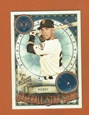 2019 Topps Allen & Ginter Baseball Star Signs BSS-43 Buster Posey