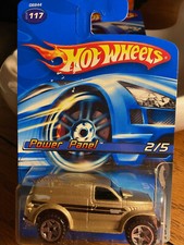 2005 Hot Wheels G6844 Twenty + Power Panel Van 2/5 Gold 117 Offroad