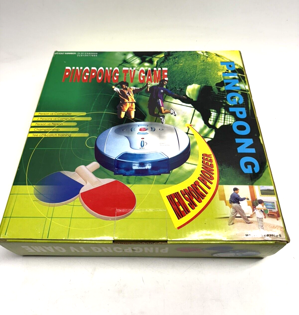 Vintage SEALED Style Ping Pong Sport Pioneer TV Plug & Play 5 Features