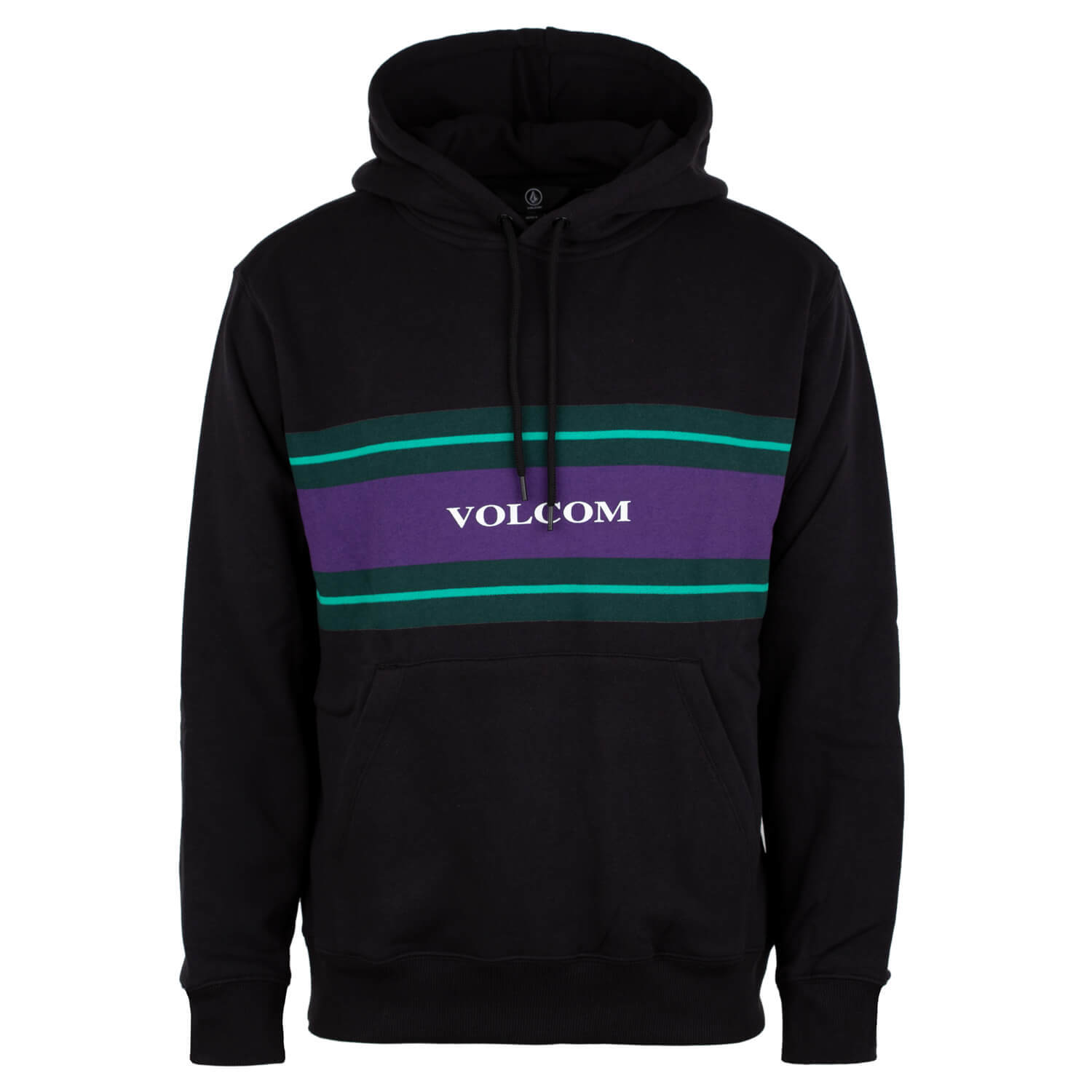 Толстовка с капюшоном Volcom Zero Division черная - Kapuzenpullover с логотипом mit Volcom schwarz