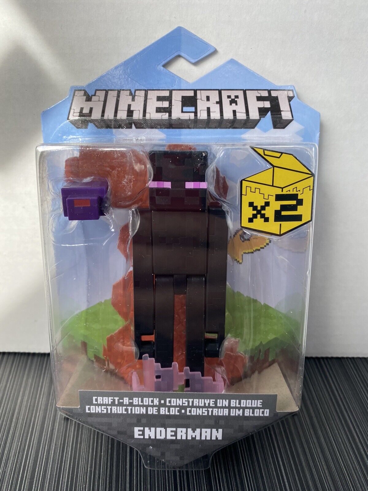 Enderman Minecraft Paper Craft Model