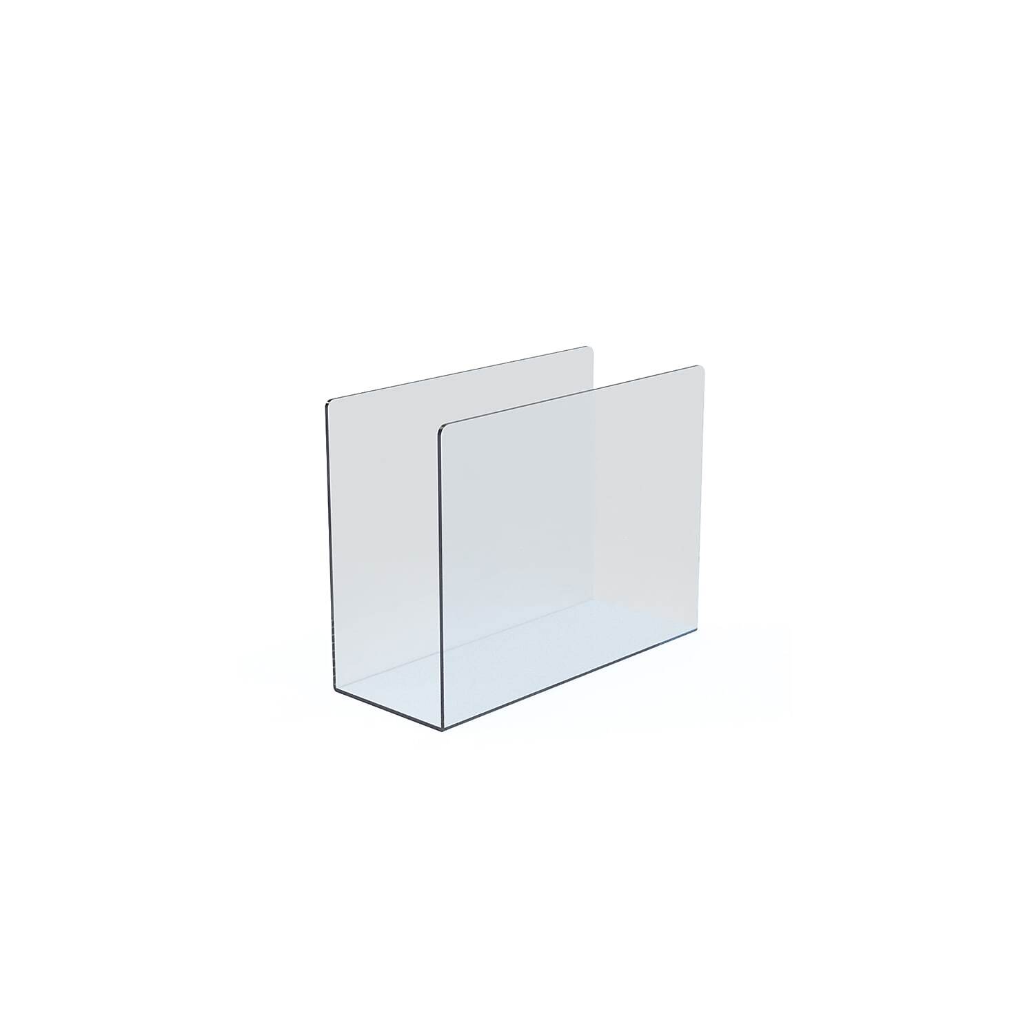 Azar Clear Acrylic Desk File Holder Medium 4/Box (255082)-image
