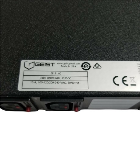 NEW VERTIV GEIST G1314Q Switched Level Monitoring 16A 230V 1U - Picture 10 of 11