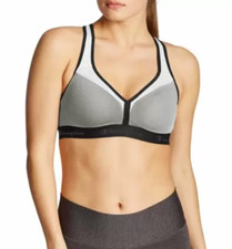 Champion L83027 Women's Oxford Grey The Curvy Wireless Sports Bra Size Medium