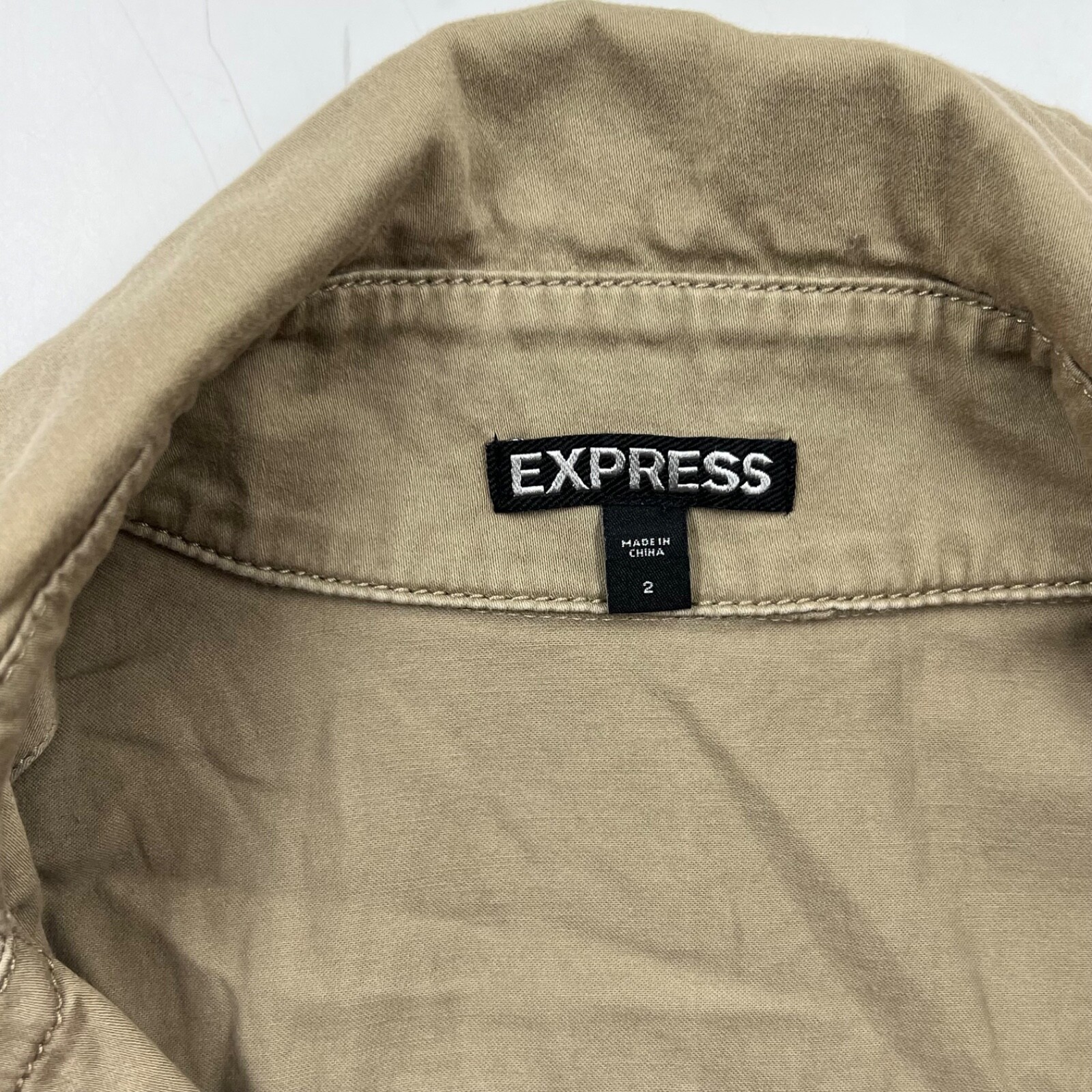 Express Womens Two Button Windbreaker Jacket Size… - image 3