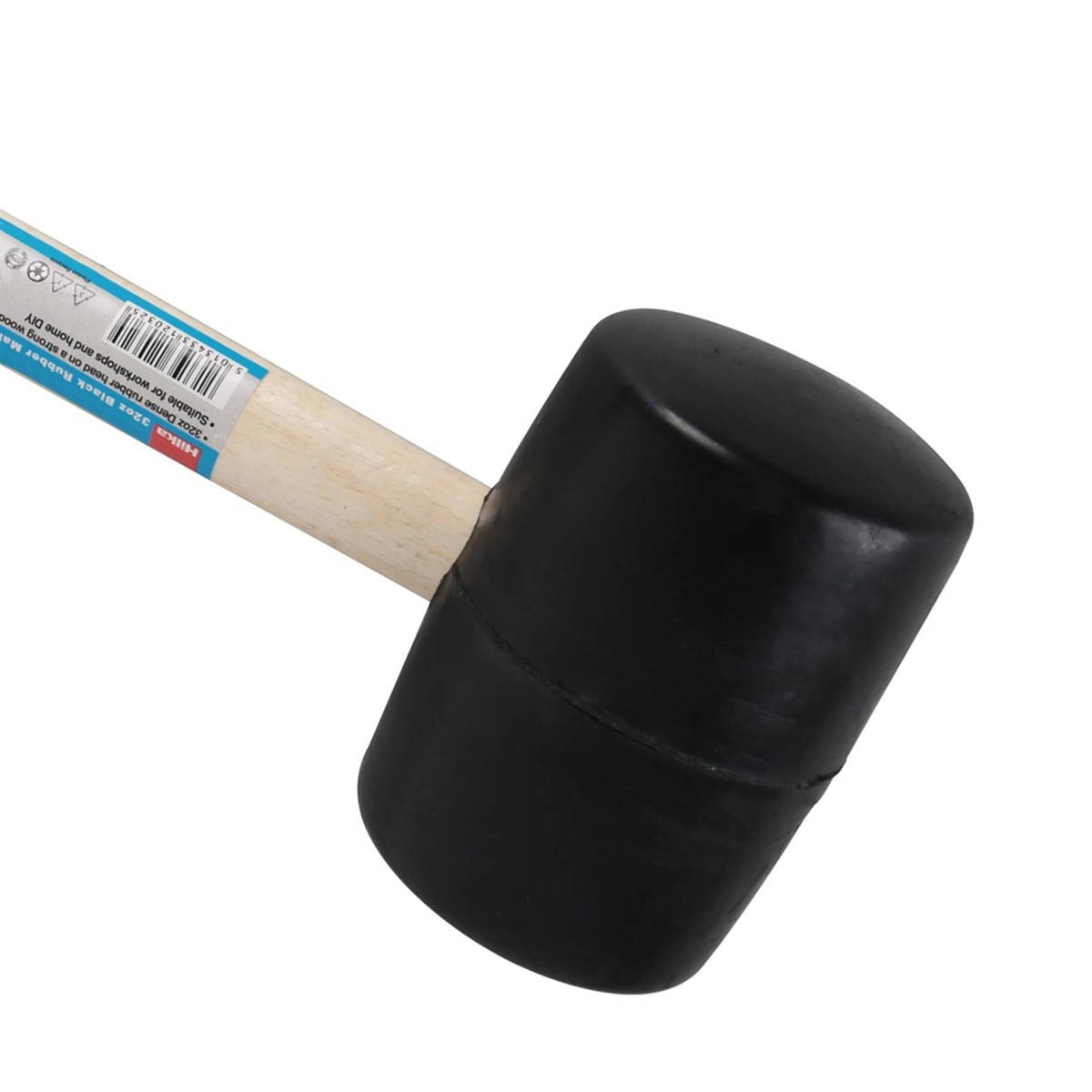 SEHOI 3 PCS 16 OZ Black Rubber Mallet Hammer, Rubber Mallet With Non Slip Handle For Camping, Woodworking And Flooring