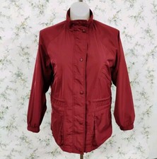 WOOLRICH Women's Chore Coat Field Barn Jacket Medium Size Rosewood 17188