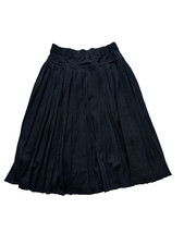 Escada by Margaretha Ley Womens Black Pleated Skirt EUR 38 US 6 100 Virgin Wool