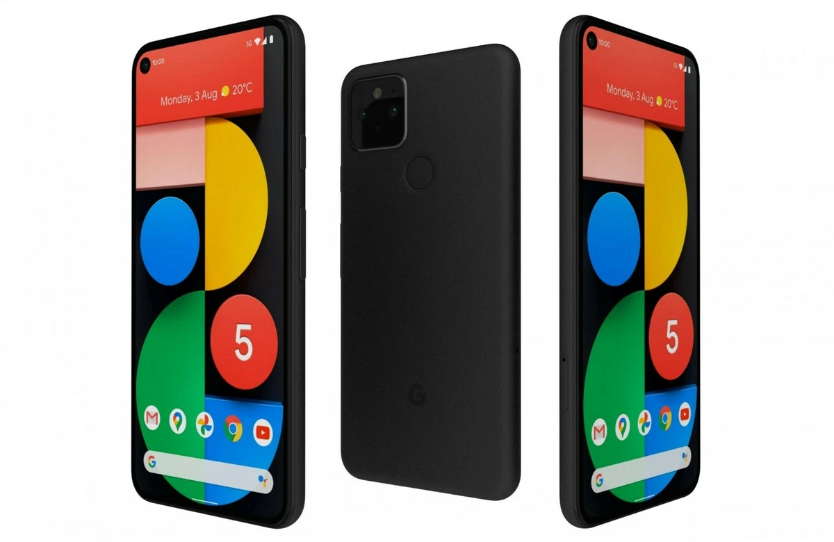 Google Pixel 5 128GB Unlocked Google Edition Factory Unlocked Black