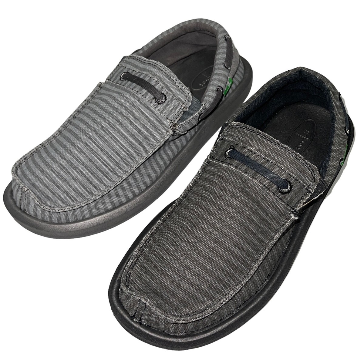 Sanuk Sidewalk Surfer Oatmilk / Cream Canvas Men\'s Loafers Size 11.5 Sanuk Vagabond Sidewalk Surfer Loafers Shoes Men main image 4