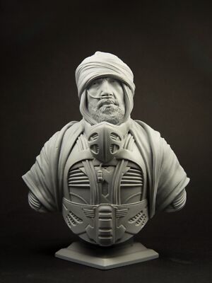 HARZBÜSTE. STILGAR. DUNE. 3D-Druck. Maßstab 1/6. STL 3D DRUCKE.