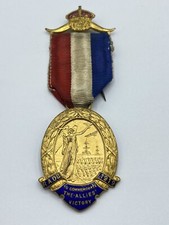 WW1 Royal Antediluvian Order of Buffaloes Allied Victory Gilt & Enamel Medal